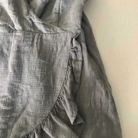 PacSun Lottie Moss light blue ruffle mini dress - Picture 7 of 14